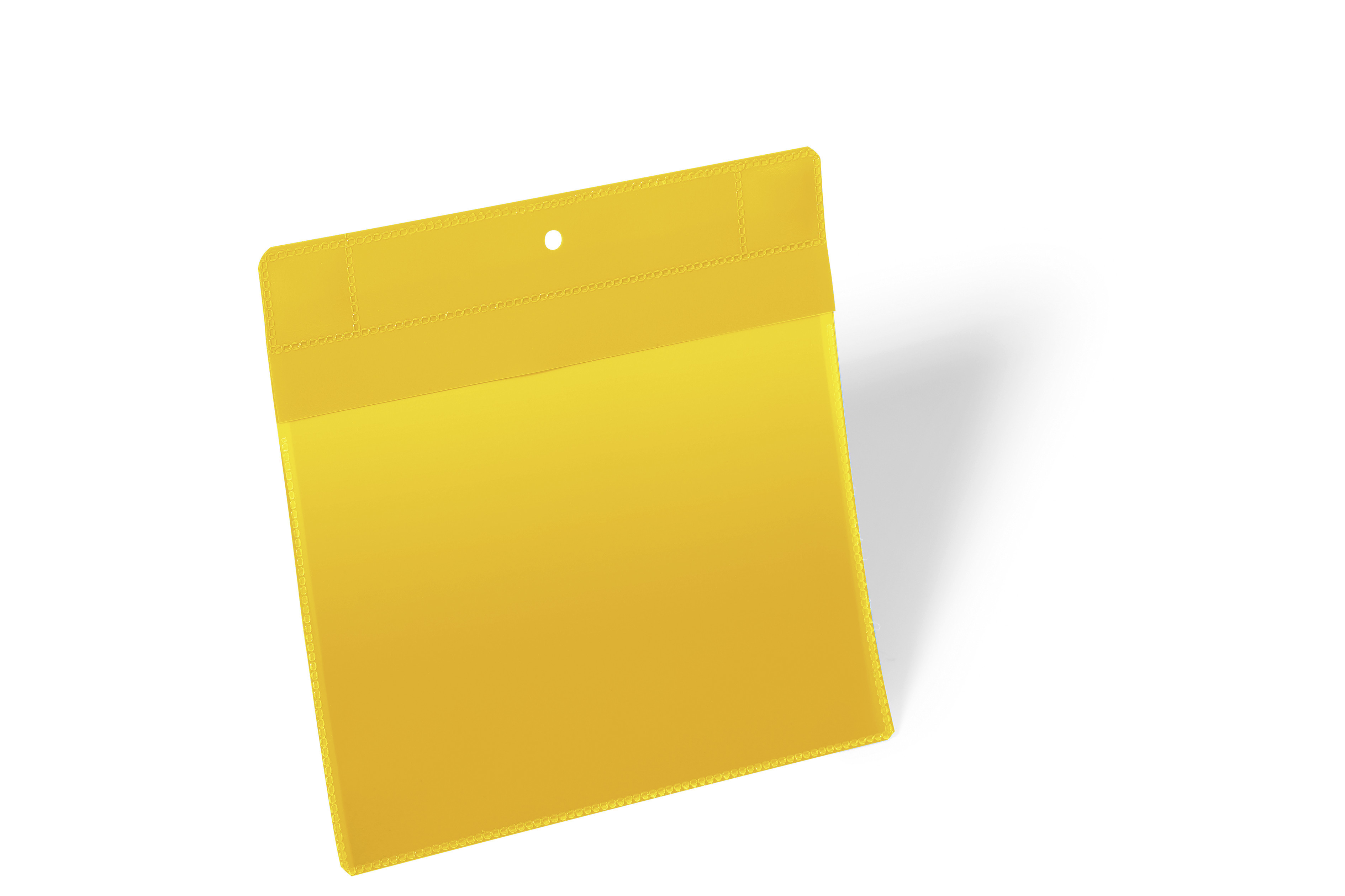 Plastficka Durable Plus Extra Stark Magnet Gul A5 Liggande 10st