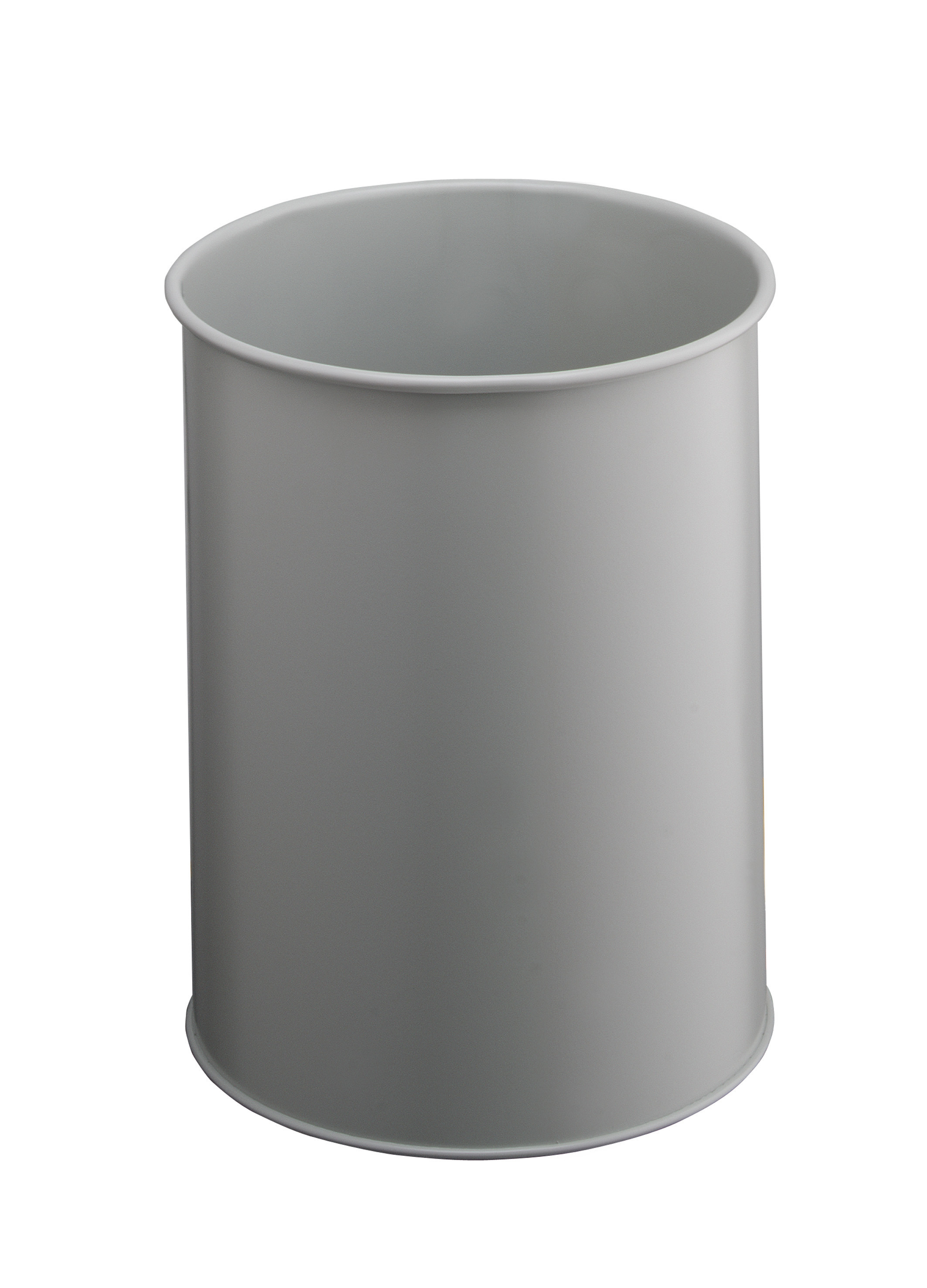 Papperskorg Durable Rund Metall Grå 15L