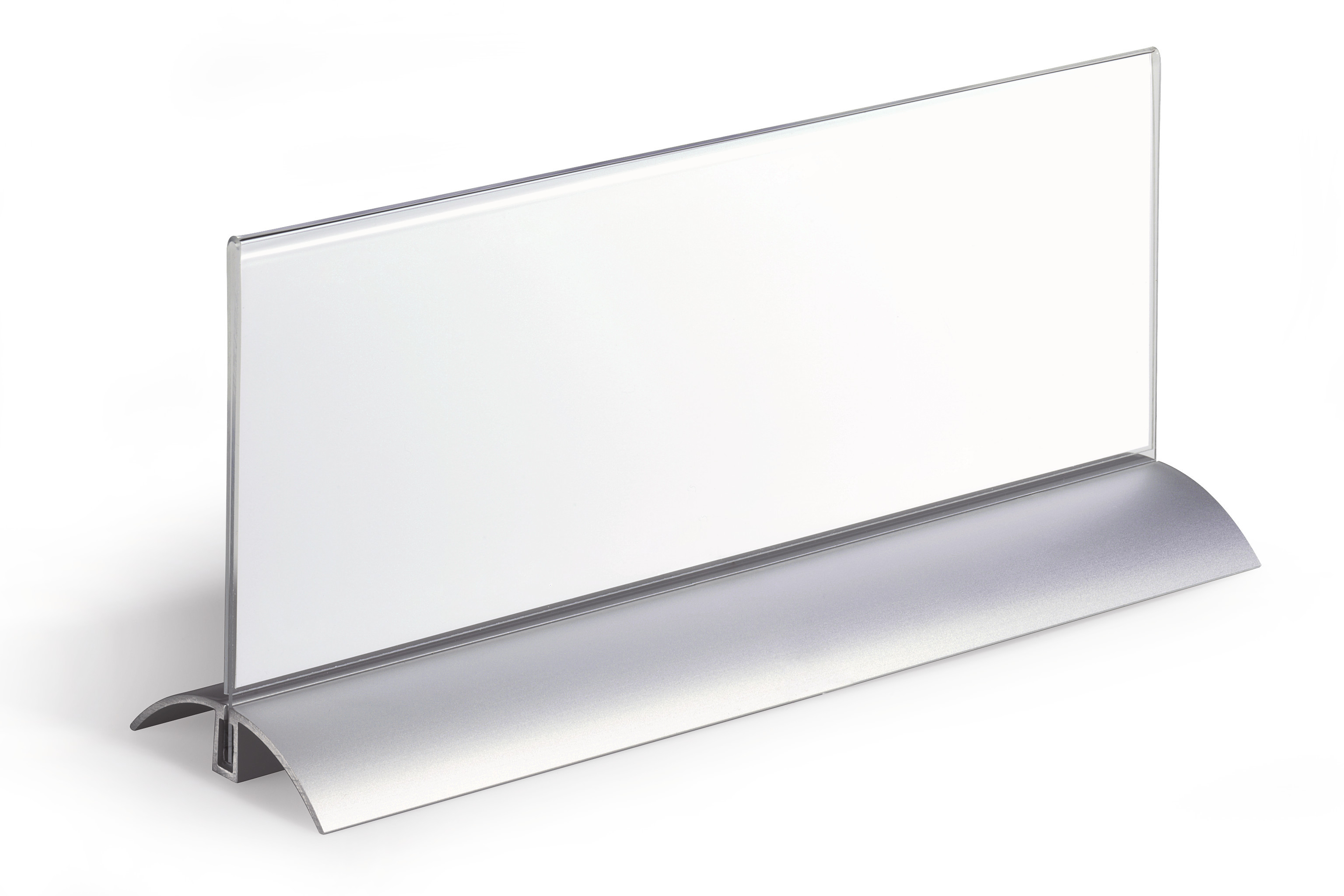 Bordsskylt Durable Presenter De Luxe Transparent 105x297mm