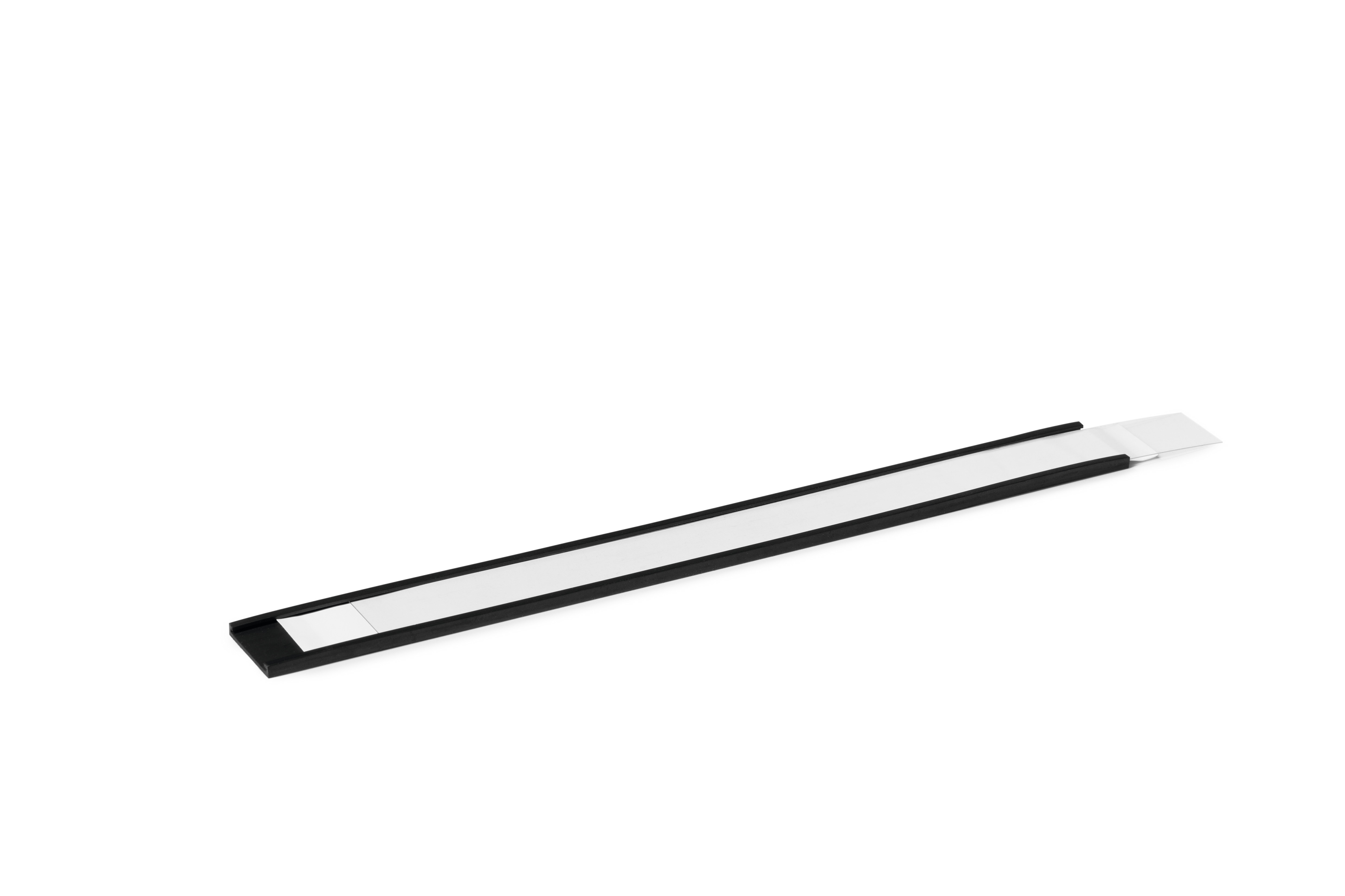 Magnetetikett Durable C-Profil Mörkgrå 200x20mm 5st