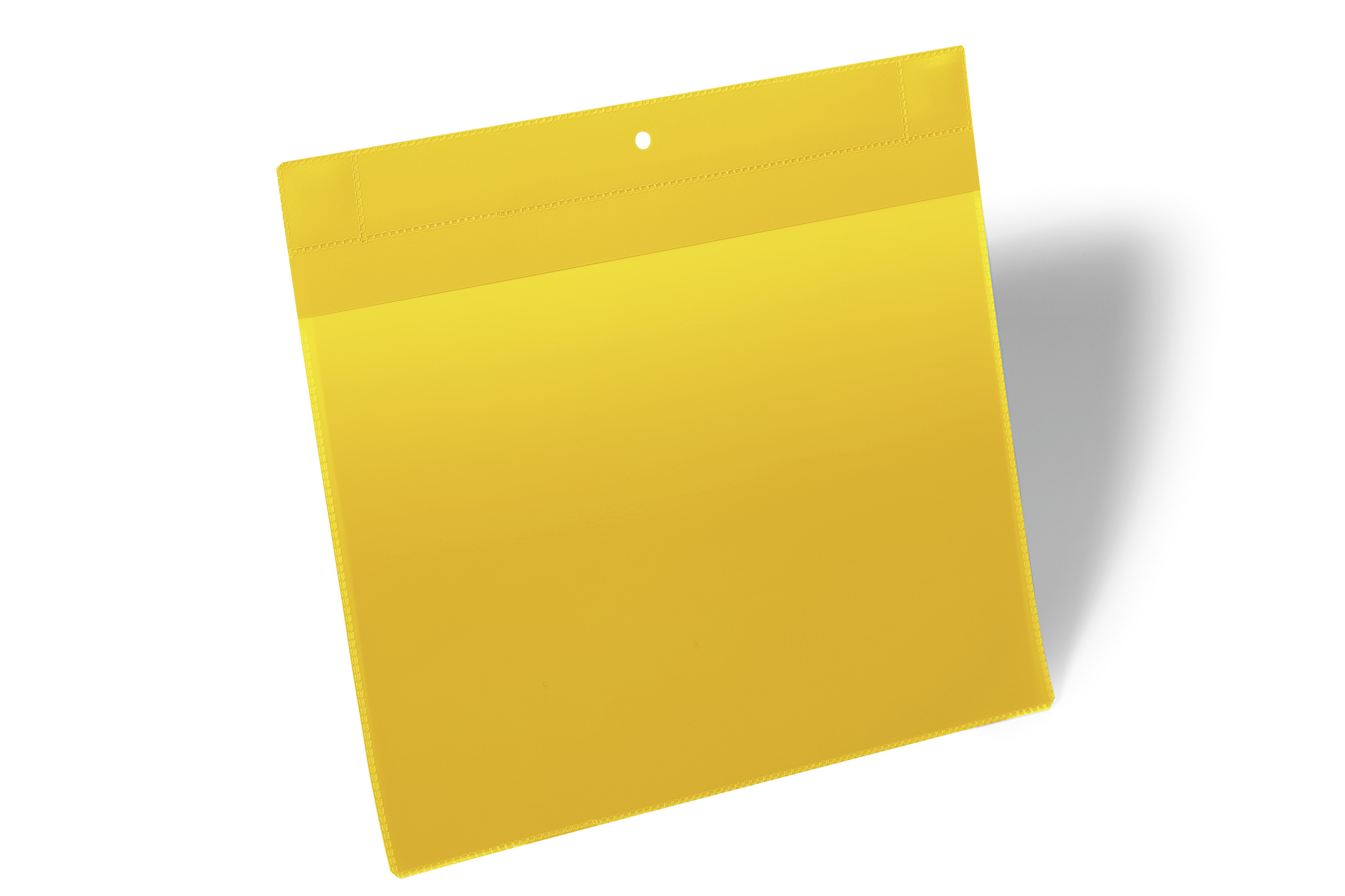 Plastficka Durable Plus Extra Stark Magnet Gul A4 Liggande 10st