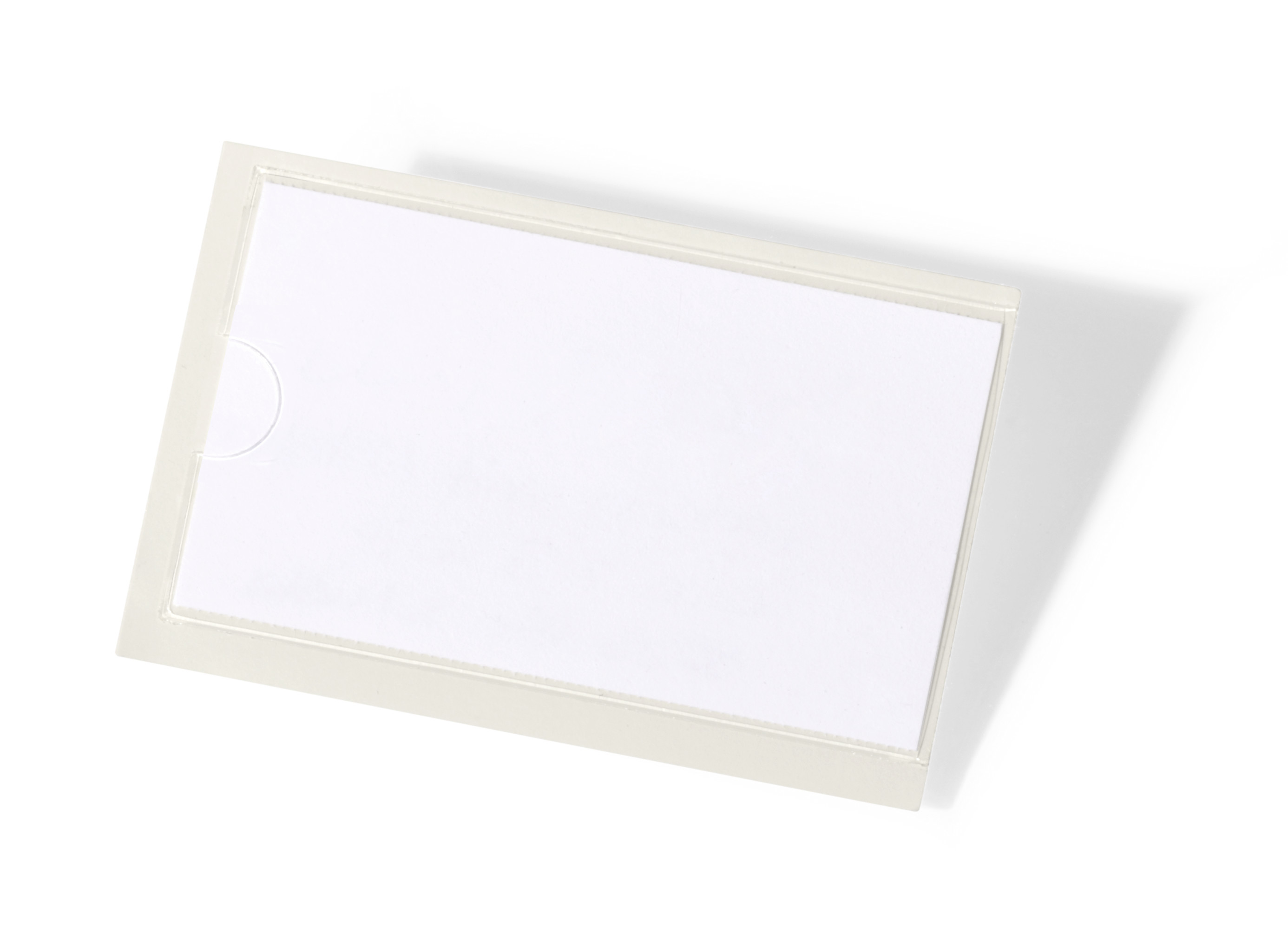 Plastficka Durable Pocketfix Självhäftande Transparent 74x43mm 10st