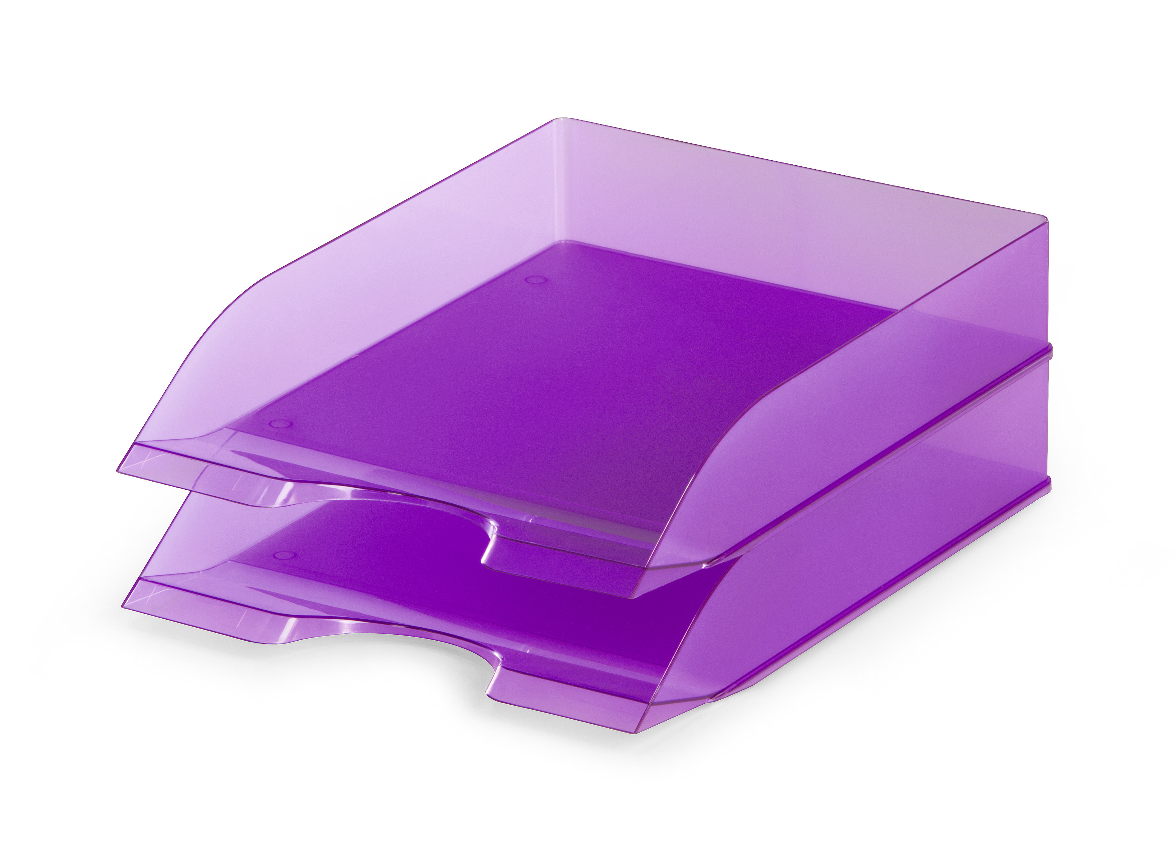 Brevkorg Durable Basic Transparent Lila A4