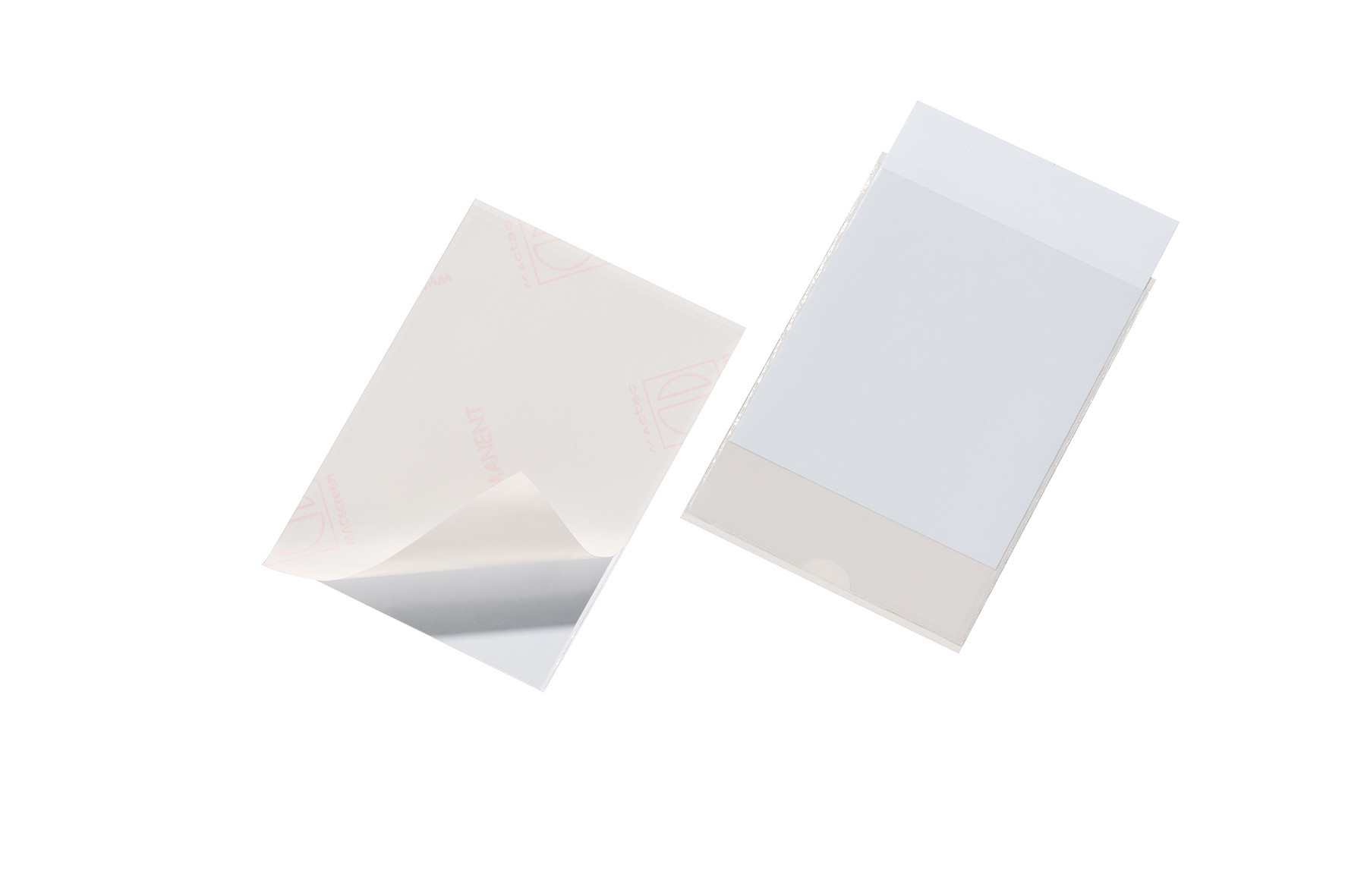 Plastficka Durable Pocketfix Självhäftande Transparent A6 10st