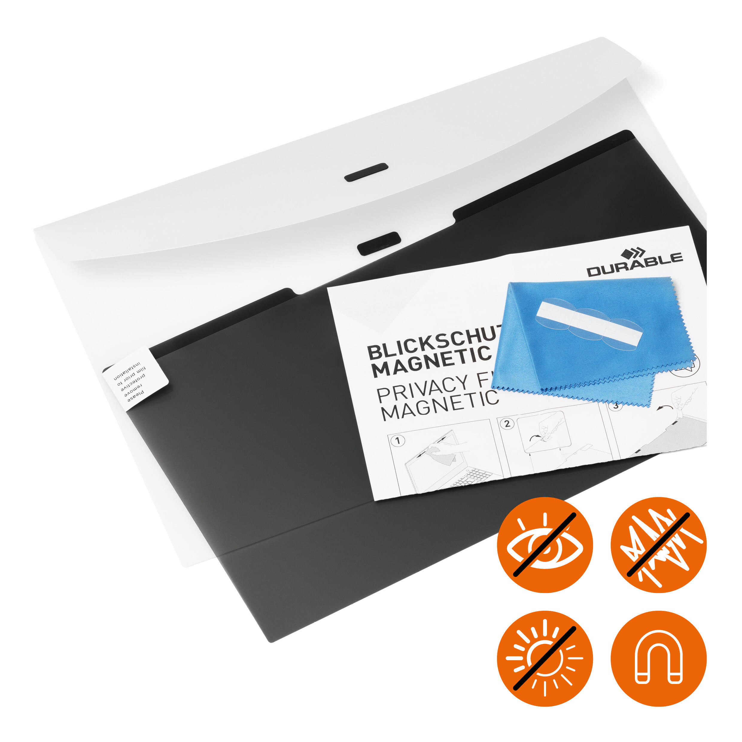 Sekretessfilter Durable Magnetic Macbook Pro Transparent 15 Inch