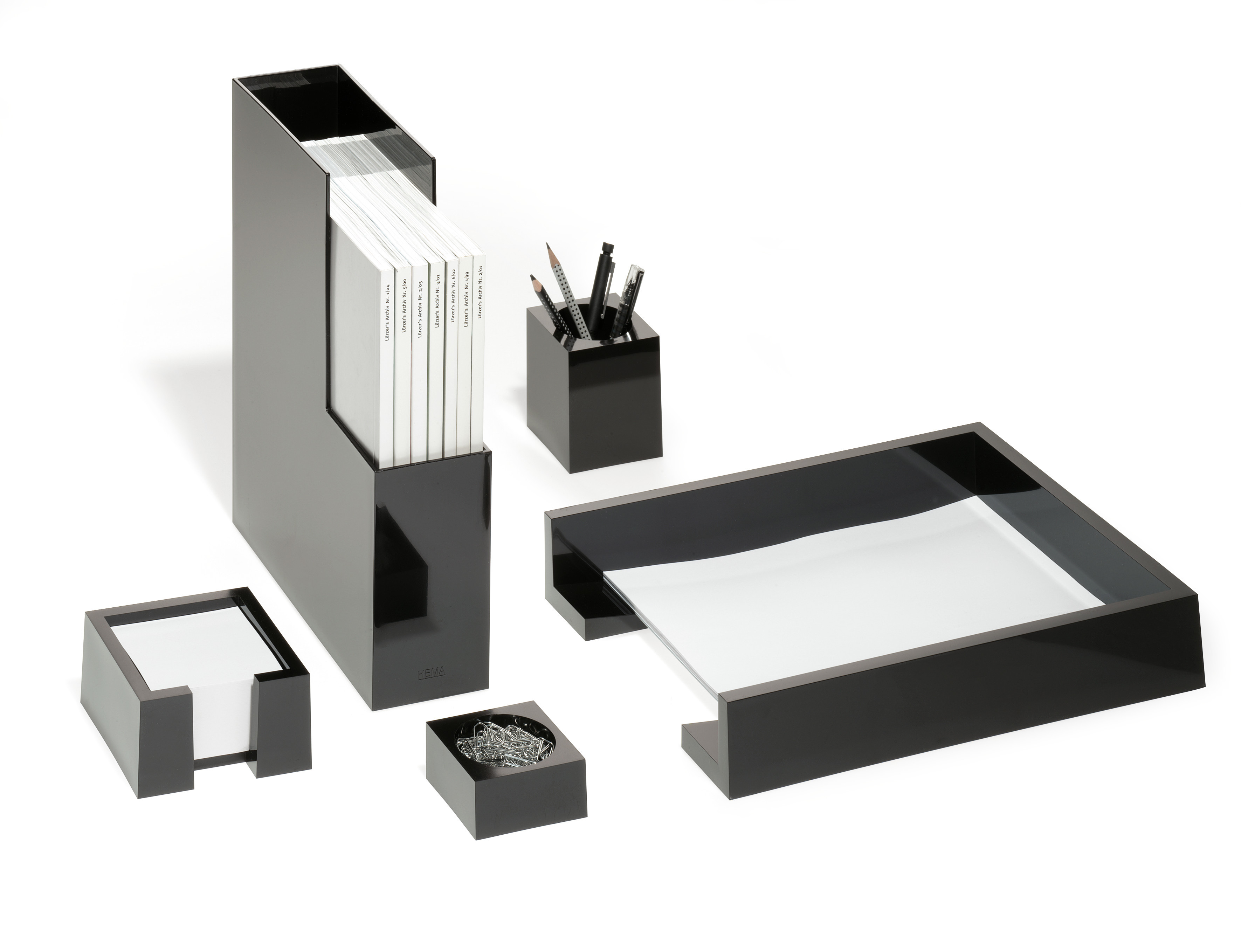 Tidskriftssamlare Durable Cubo Svart A4