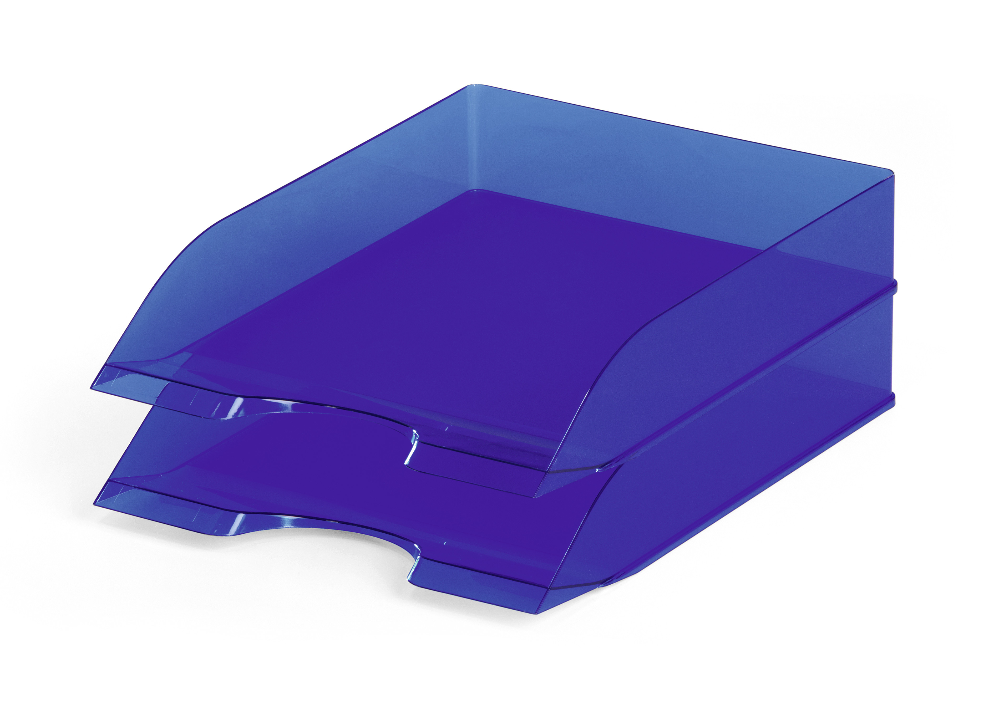 Brevkorg Durable Basic Transparent Indigoblå A4