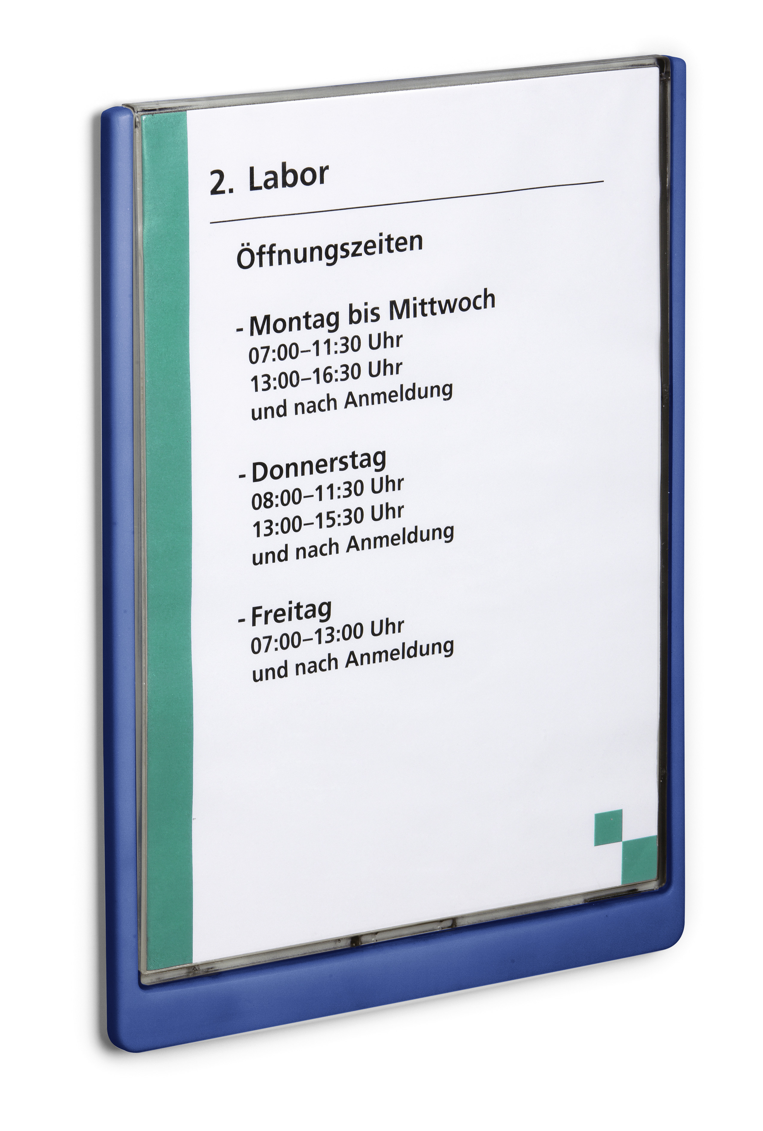 Dörrskylt Click Sign Mörkblå 210x297mm A4 Stående