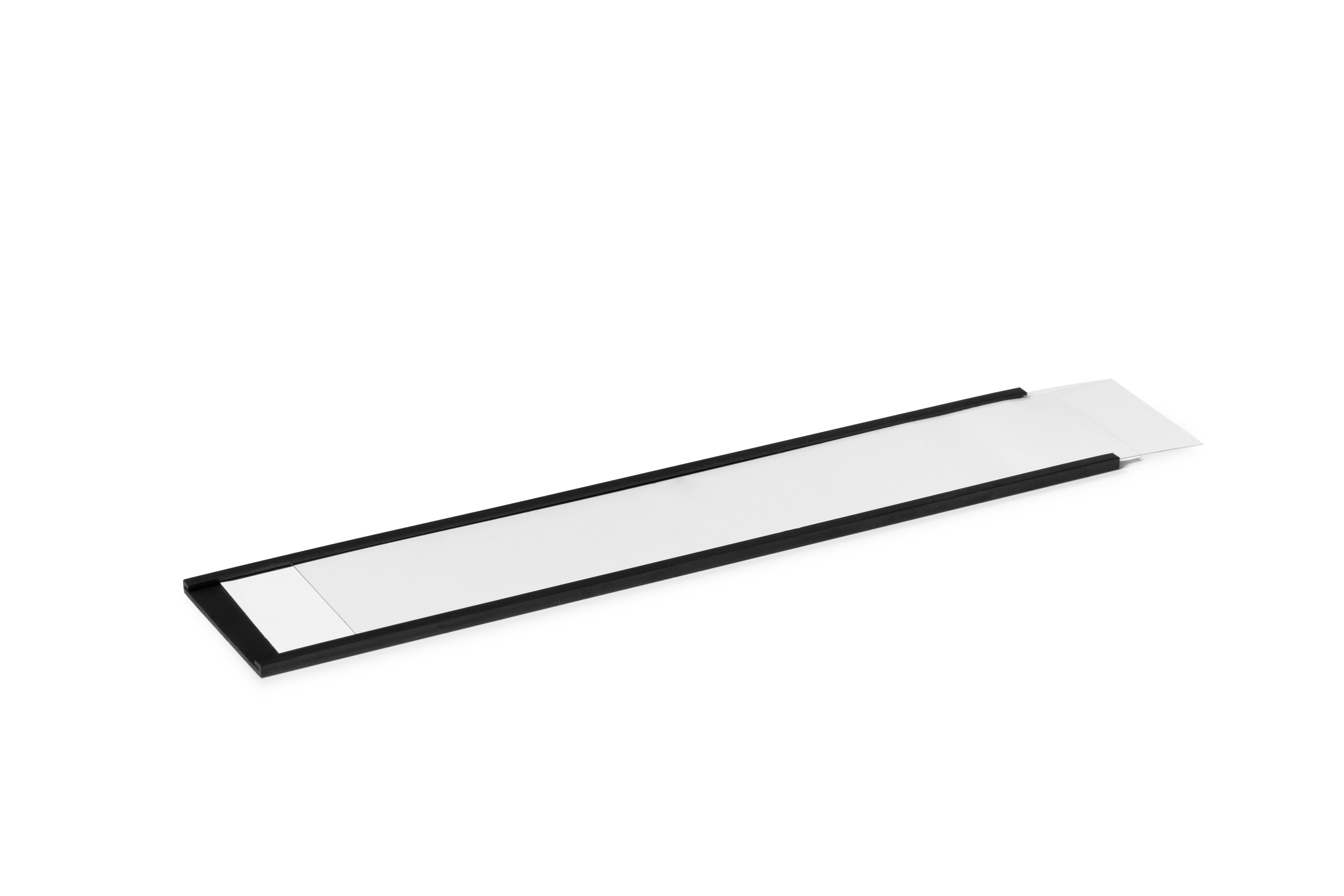 Magnetetikett Durable C-Profil Mörkgrå 200x40mm 50st