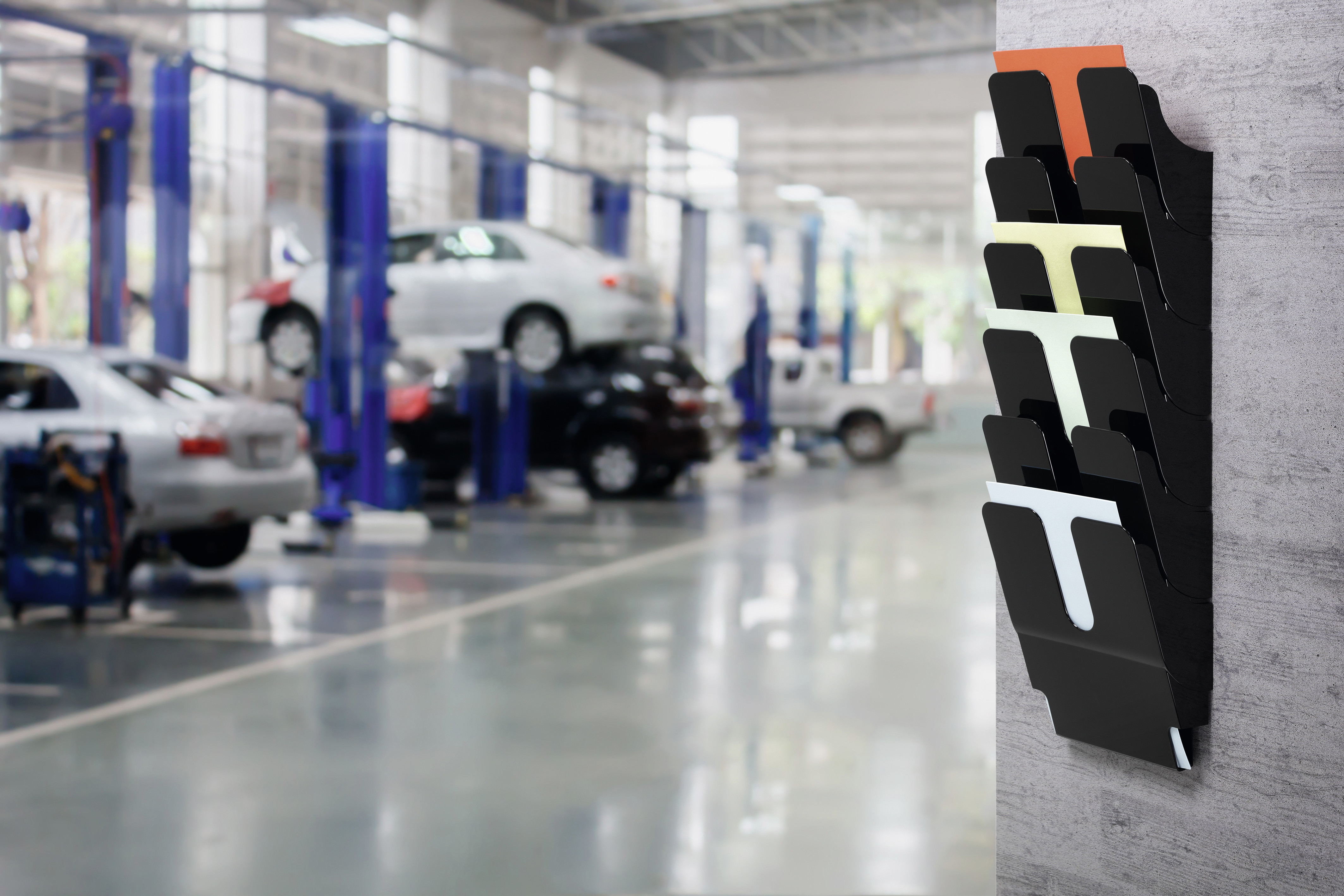Broschyrställ Vägg Durable Flexiplus med 6 Brochyrfack Svart A4 Stående