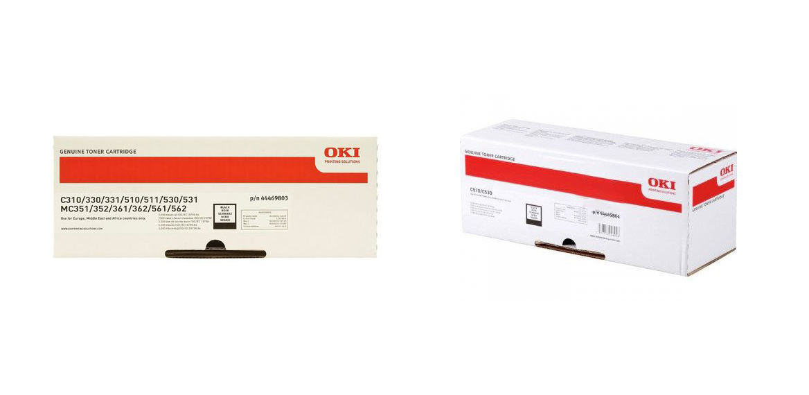 Toner OKI 4446980 Svart