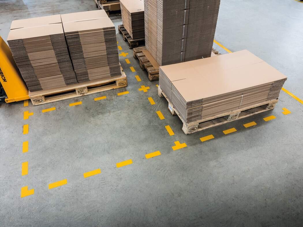 Golvmarkering Durable Kryss Självhäftande Gul 150mm 10st extra bild 3 Golvmarkering Durable Kryss Självhäftande Gul 150mm 10st extra bild 3