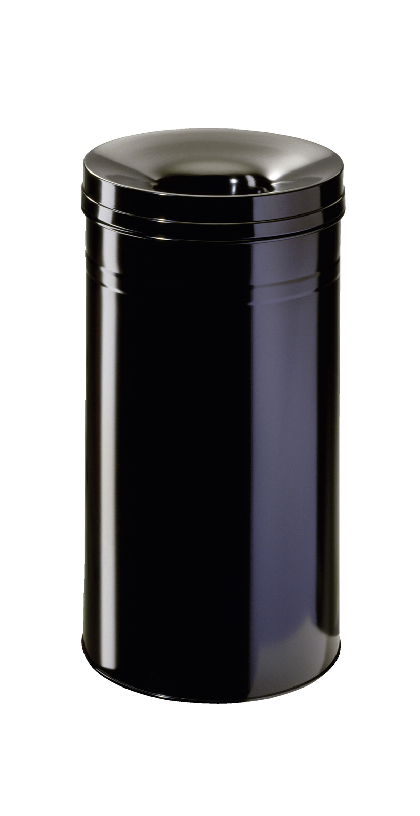 Papperskorg Durable Safe+ Rund Svart 60L