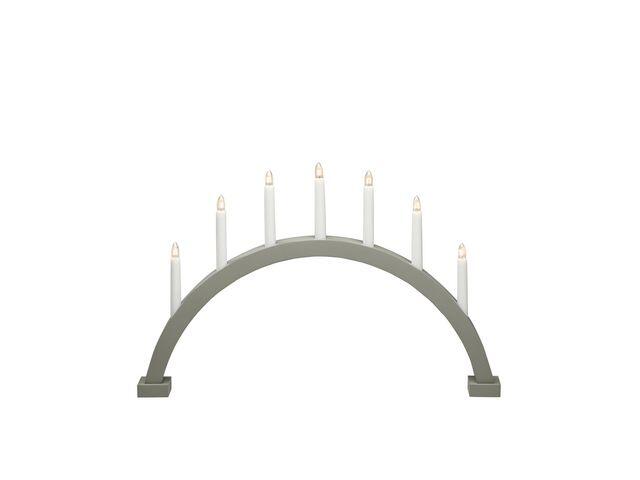 Elljusstake Konstsmide Trä Grå/Grön 7-Armad 38.5x59cm