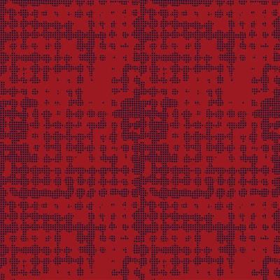 Textilgolv Forbo Flotex Tibor 980304 Tessello Tomato 200cm