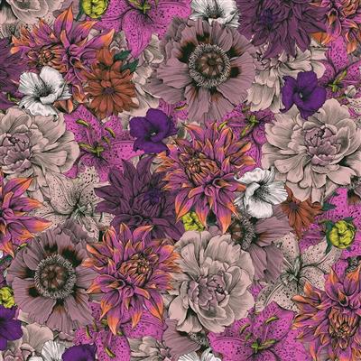 Textilgolv Forbo Flotex Floral 270005F Flower Rhapsody Pink 200cm