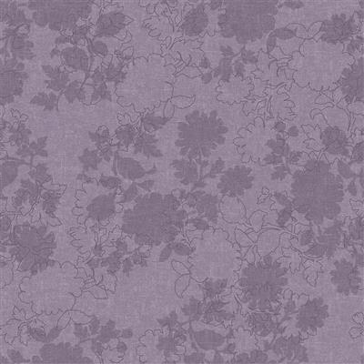 Textilgolv Forbo Flotex Floral 650005F Silhouette Blueberry 200cm