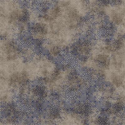 Textilgolv Forbo Flotex Floral 230003F Heritage Faded Sapphire 200cm