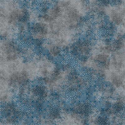 Textilgolv Forbo Flotex Floral 230001F Heritage Faded Turquoise 200cm