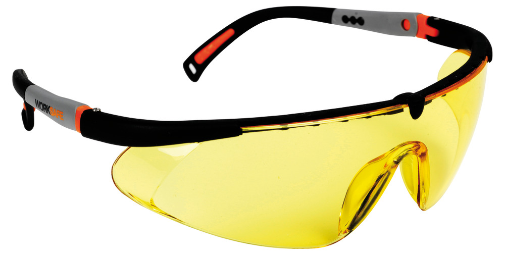 Skyddsglasögon Worksafe Hawk Eye Gul