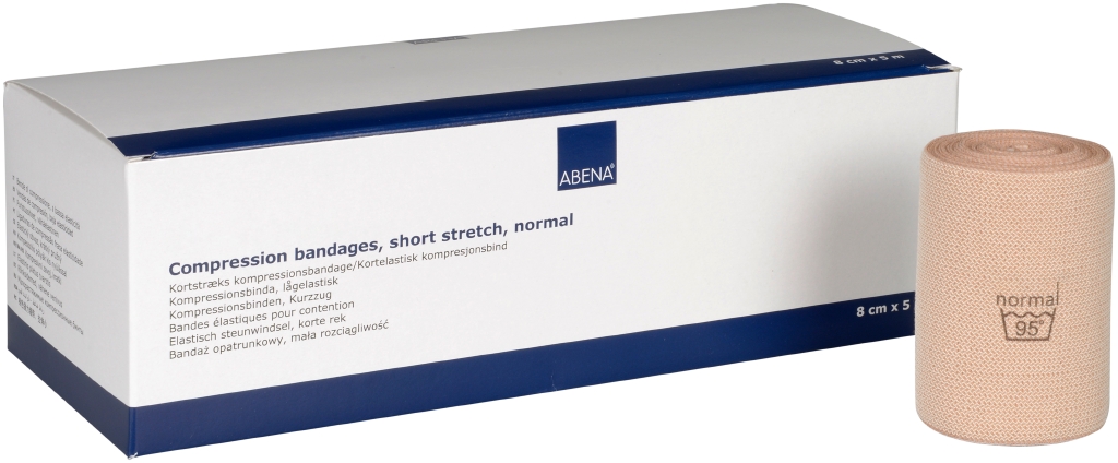 Kompressionsbinda Abena Normal Låg Beige 8cm 10st