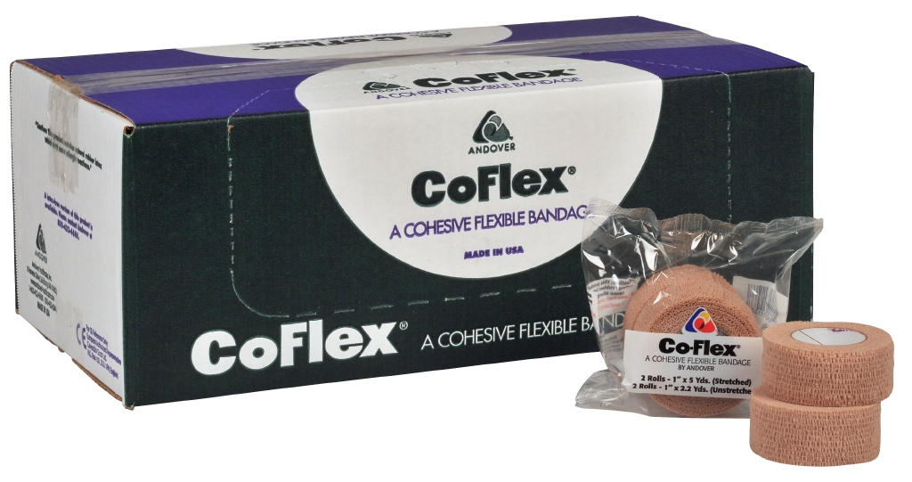 Kompressionsbinda CoFlex Självhäftande Beige 2.5cm