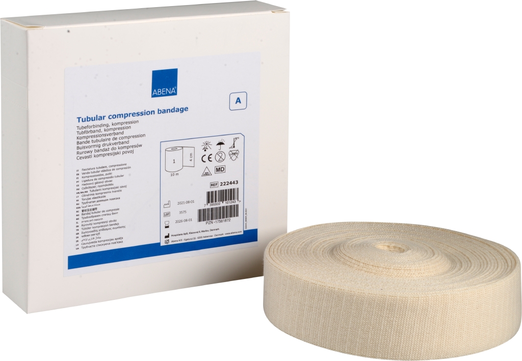 Tubbandage Kompression Abena Vit Storlek A 4cm