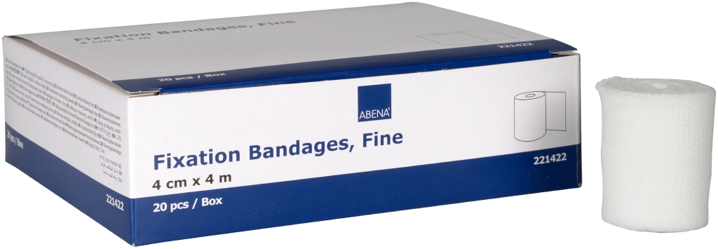 Fixeringsbinda Abena Curi-Med Fine Vit 4cm 20st