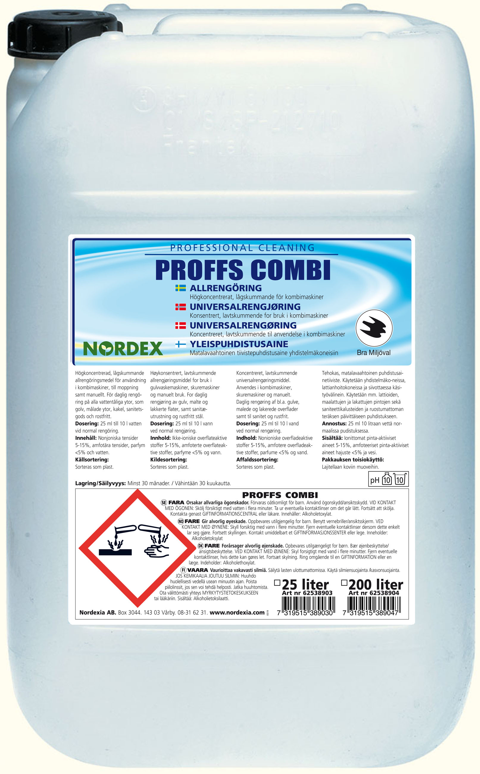 Allrent Nordex Proffs Combi 25L