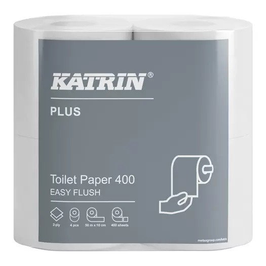 Toalettpapper Katrin Plus Easy Flush 400 20rl