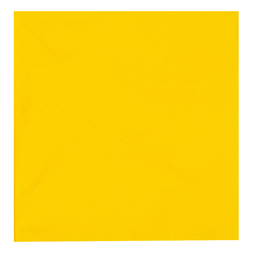 Servett Abena 1-Lager Gul 33x33cm 250st