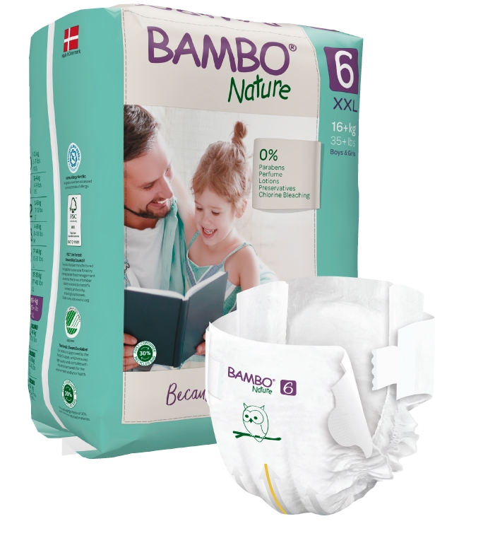 Öppen blöja Bambo Nature S6 16+kg 20st