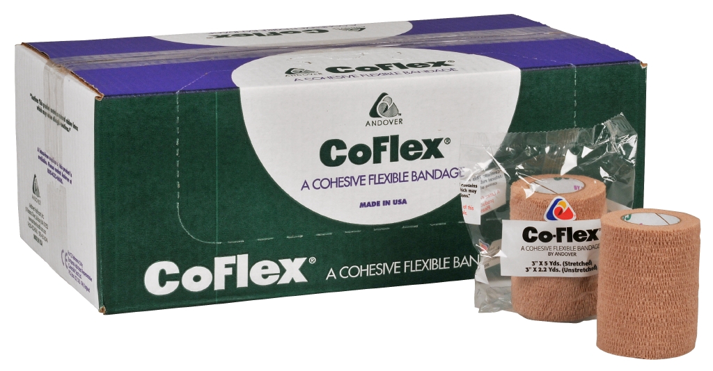Kompressionsbinda CoFlex Självhäftande Beige 7.5cm