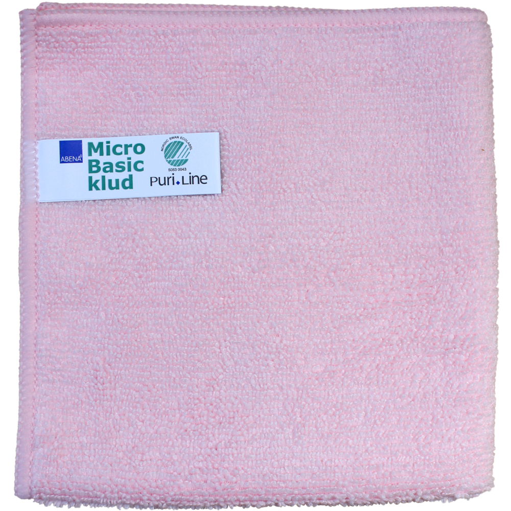 Mikrofiberduk Abena Puri-Line Basic Röd 32x32cm 10st