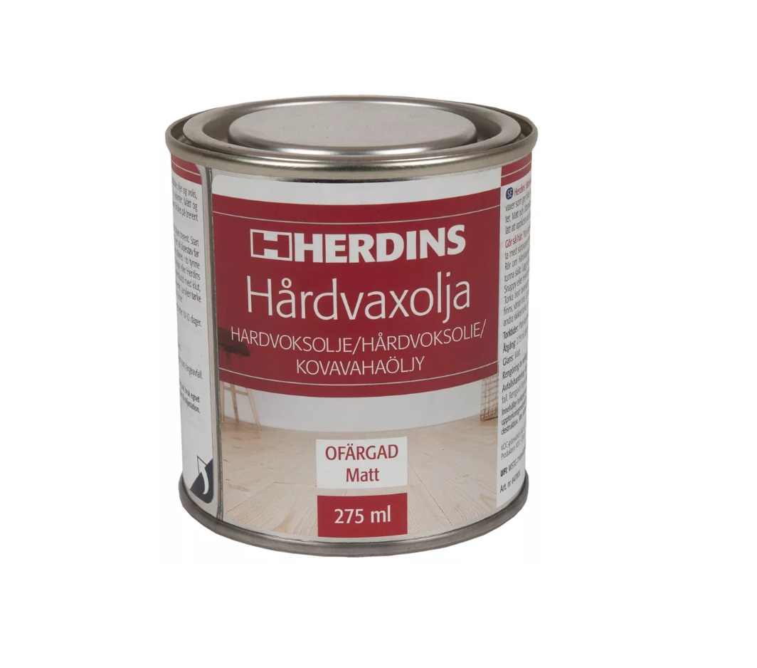 Hårdvaxolja Herdins Ultramatt Natur 275ml