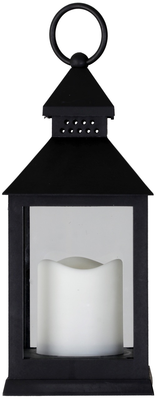 Ljuslykta Hedlund Blockljus Plast Svart 24cm