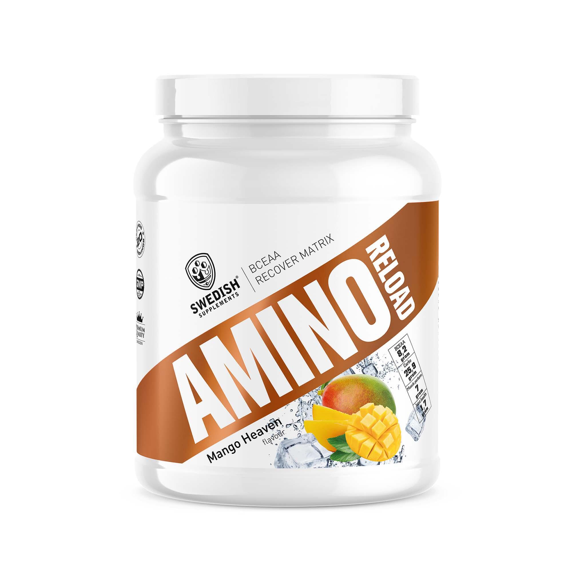 Kosttillskott Swedish Supplements Amino Reload Mango Heaven 1kg