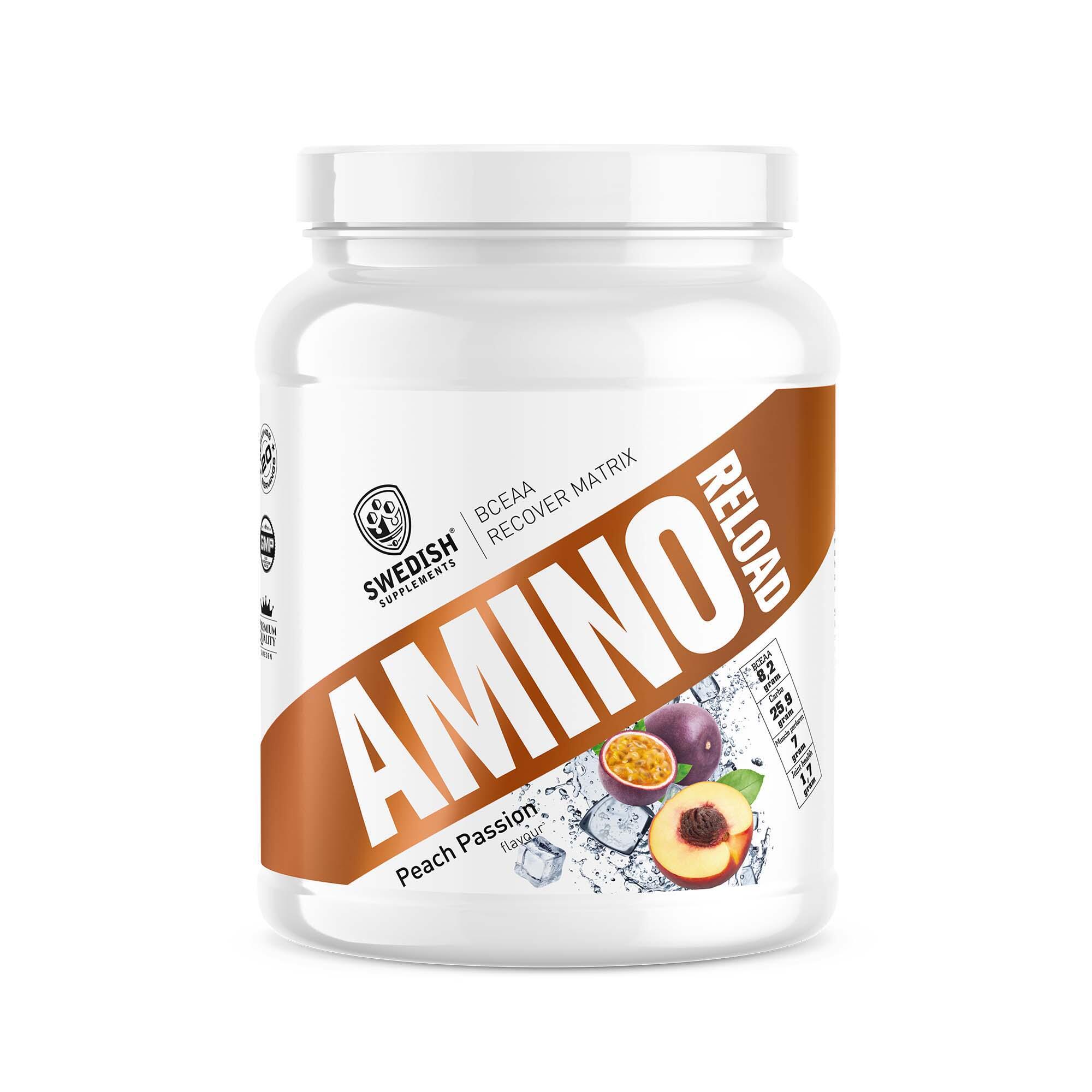 Kosttillskott Swedish Supplements Amino Reload Peach Passion 1kg