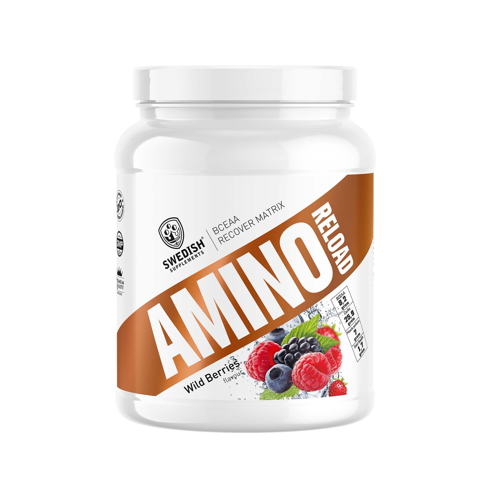 Kosttillskott Swedish Supplements Amino Reload Wild Berries 1kg