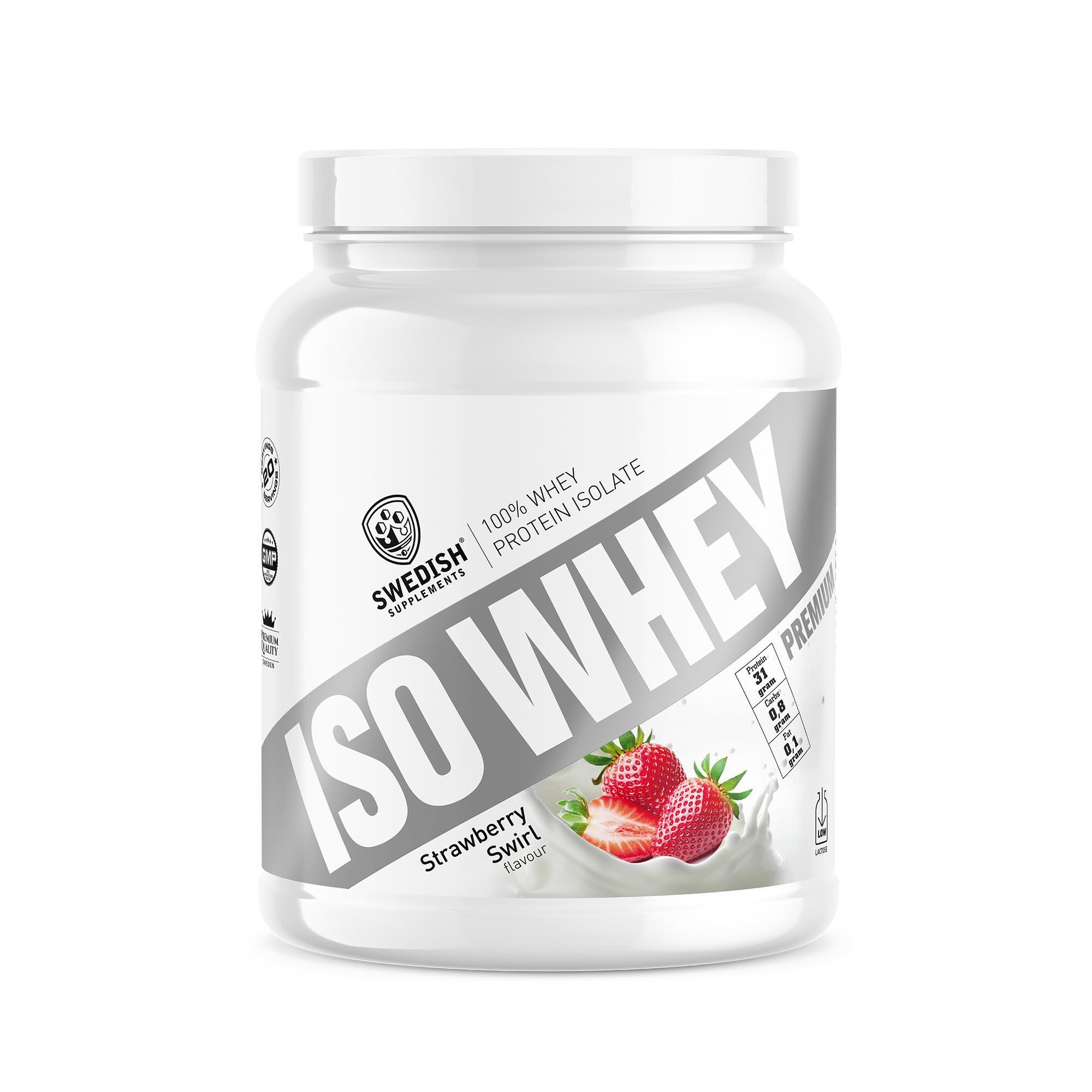 Kosttillskott Swedish Supplements ISO Whey Premium Strawberry Swirl 700g