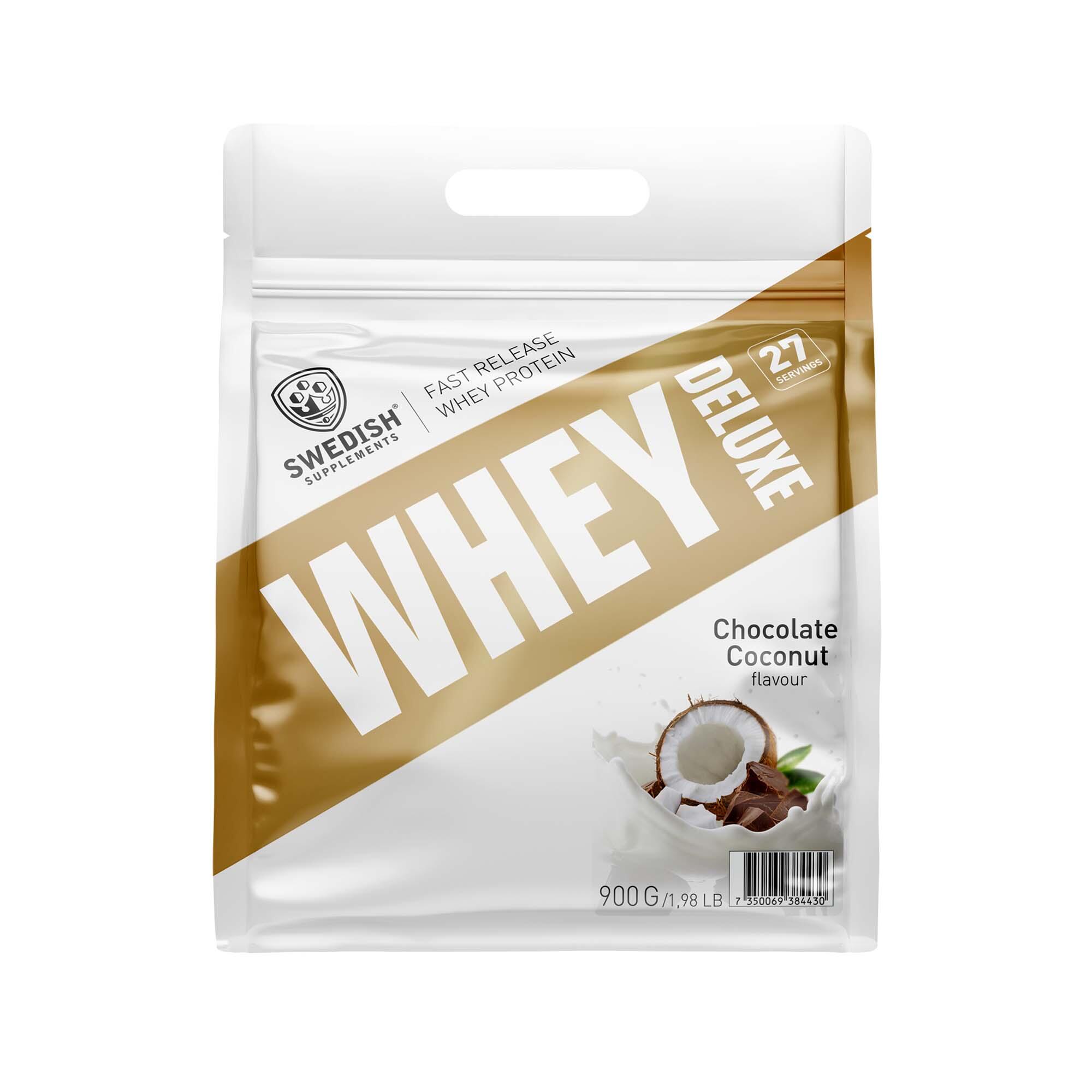 Kosttillskott Swedish Supplements Whey Protein Deluxe Chocolate Coconut 900g
