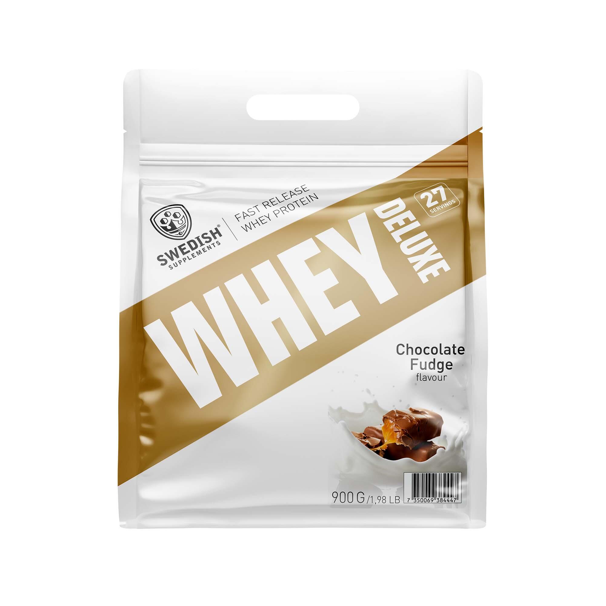 Kosttillskott Swedish Supplements Whey Protein Deluxe Chocolate Fudge 900g