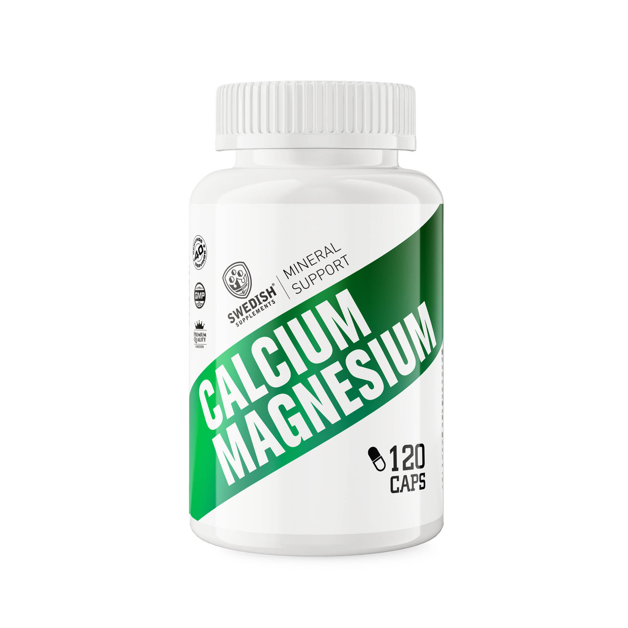 Kosttillskott Swedish Supplements Calcium Magnesium 120 Caps