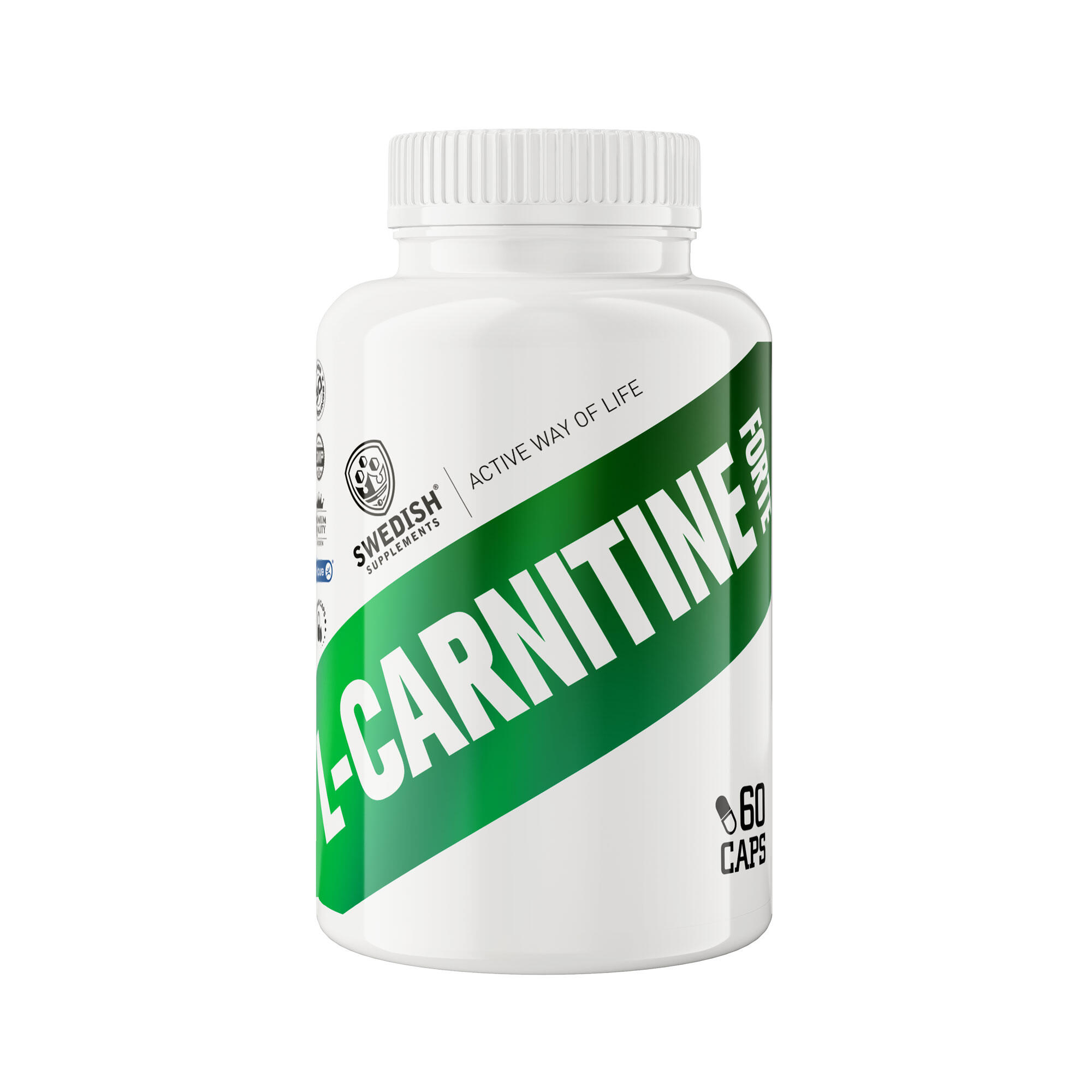 Kosttillskott Swedish Supplements L-Carnitine Forte 60 Caps