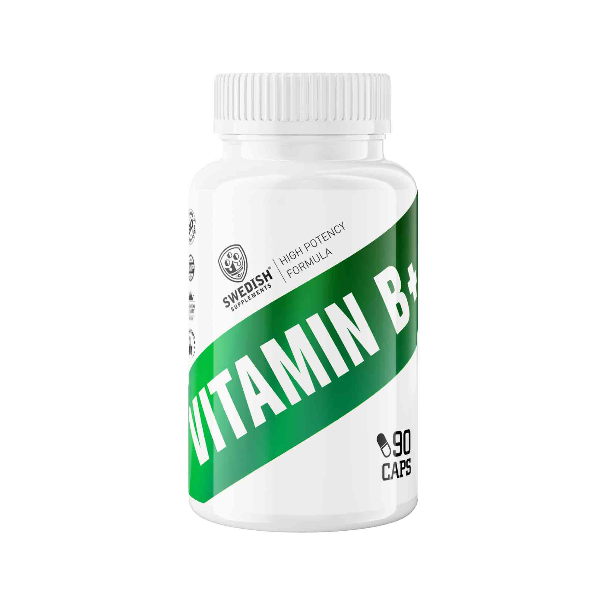 Kosttillskott Swedish Supplements Vitamin B+ 90 Caps