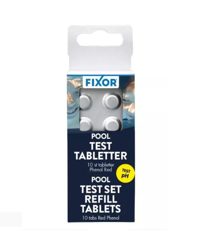 Testtabletter Fixor by Nitor PH-värde för Pool 10st