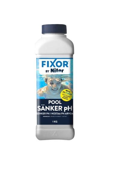 Sänker pH Fixor by Nitor för Pool 1kg