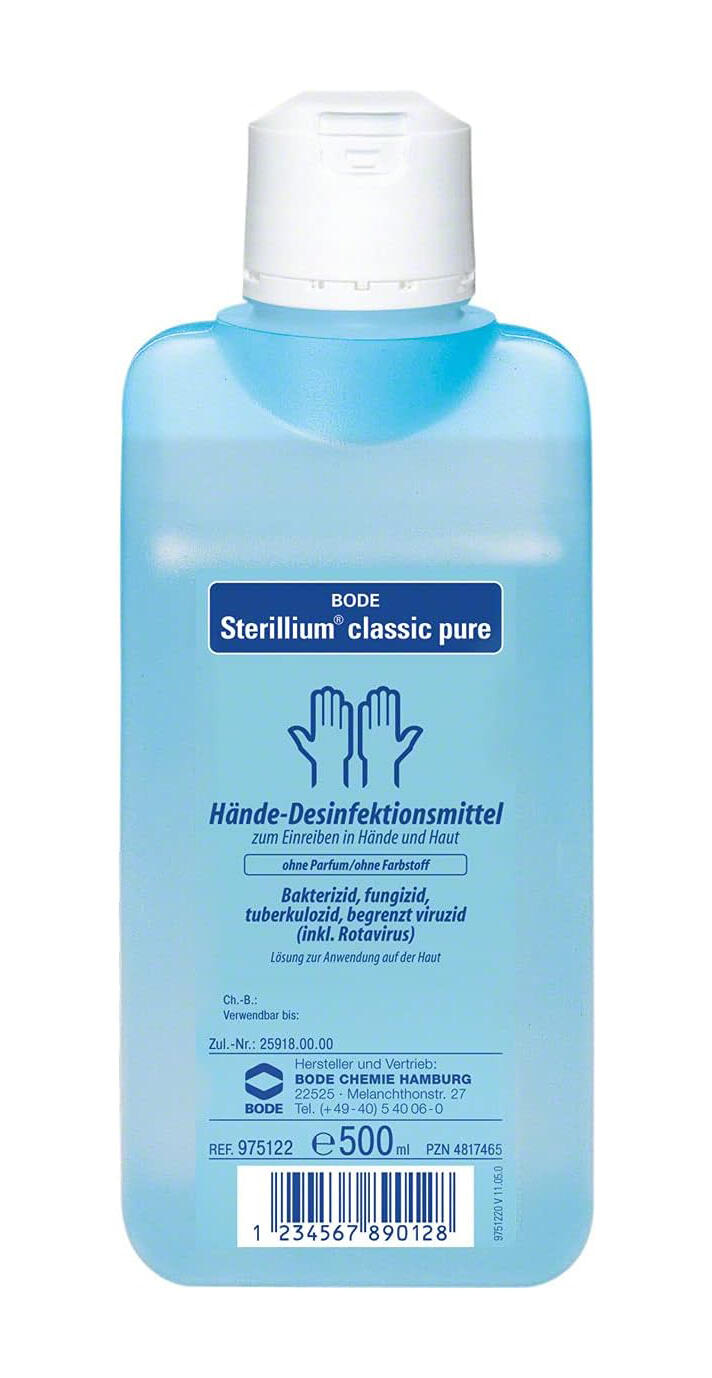 Handdesinfektion Sterillium Classic Pure utan Pump 500ml
