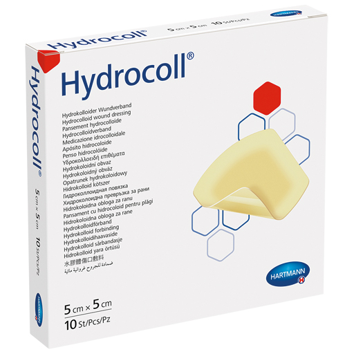 Hydroaktiva Förband Hydrocoll Thin Steril 5x5cm 10st