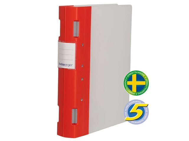 Gaffelpärm Keba Kebaergo Röd/Neutral A4 55mm